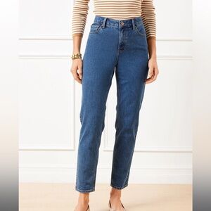 Talbots Straight Ankle Leg Blue Jeans